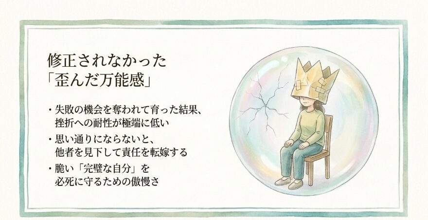過保護や過干渉によって歪んでしまった万能感