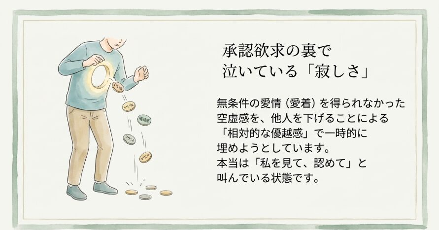 幼少期に適切な愛情を受けられなかった寂しさ