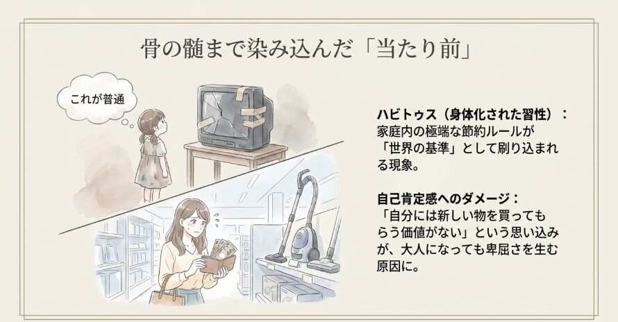 幼少期の家庭環境が価値観への影響