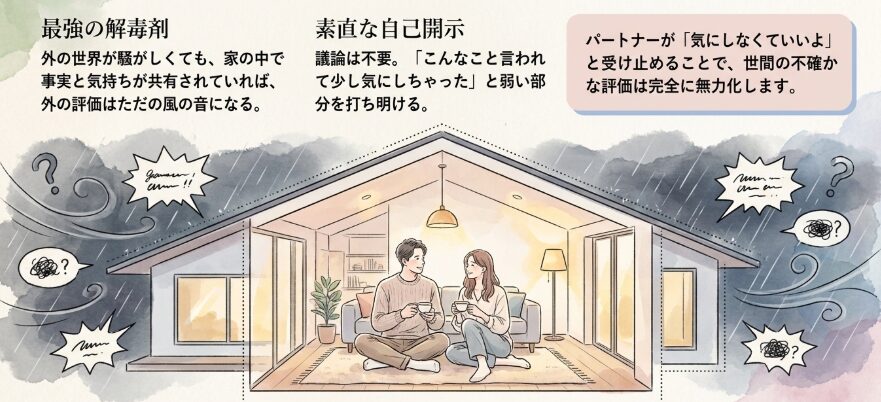 周囲の評価よりも大切な二人の対話