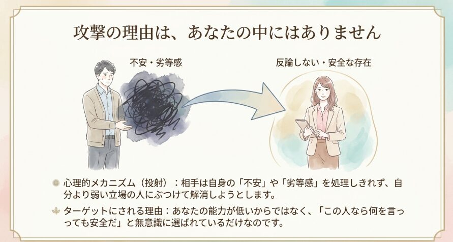 なぜ特定の人がターゲットになってしまうのか