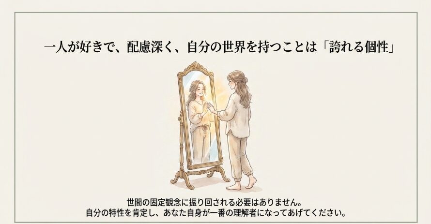 友達がいない人の特徴を受け入れ自分を愛す