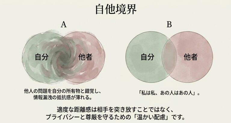 心を穏やかに保つ距離感