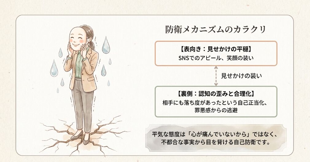 なぜ傷つけた側は平気に見えてしまうのか