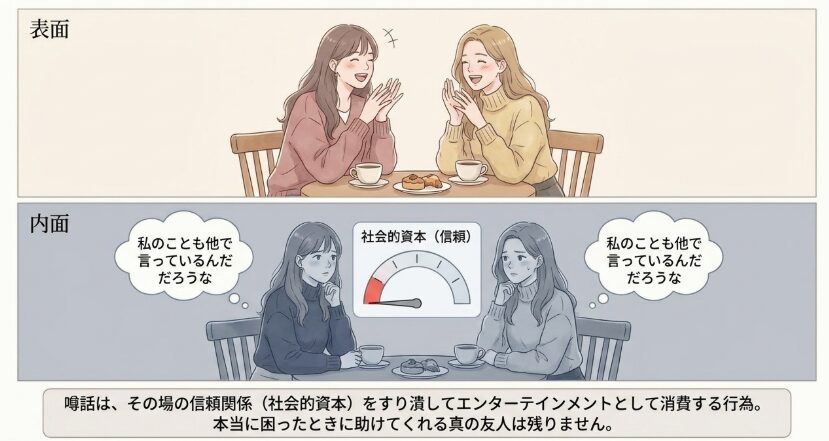 噂話がもたらす悲しい結果