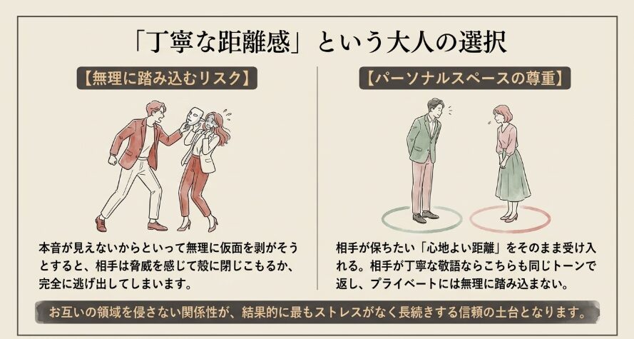 本音が見えない相手との心地よい心の距離の保ち方