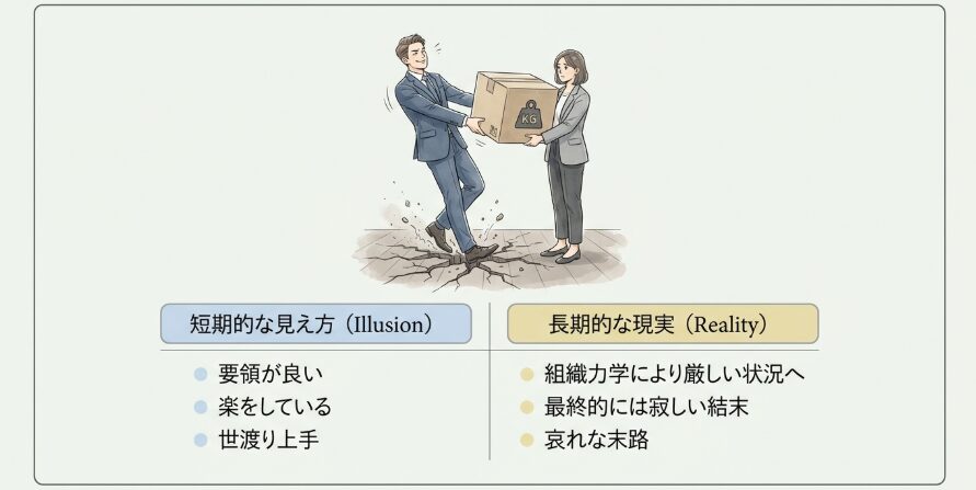 仕事を押し付ける人の末路が哀れだと言われる理由