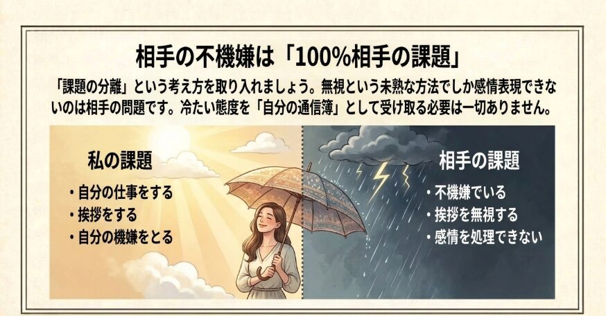 相手の態度に傷ついたときの受け止め方