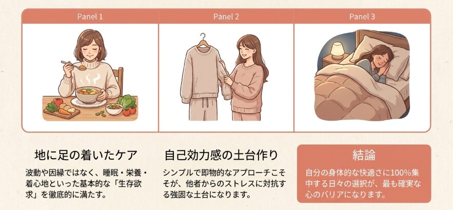 スピリチュアルに頼りすぎない現実的な自愛