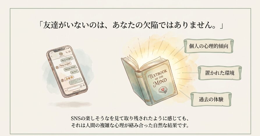 ふと不安になる友達がいない人の特徴と心の背景