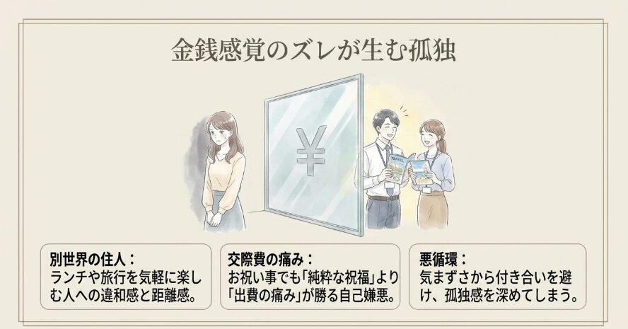 他人との付き合いで生じる見えない壁
