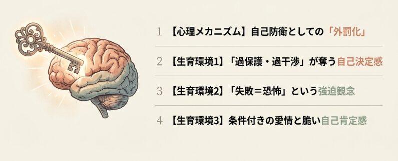 人のせいにする人の育ちに共通する特徴と背景