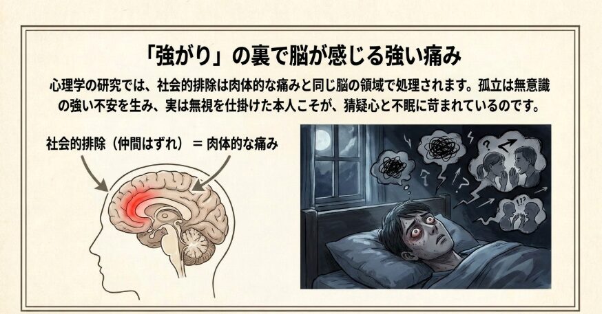 孤立した環境がもたらす精神的な影響