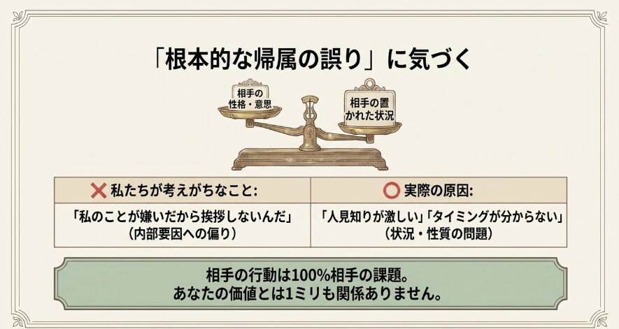 挨拶をしないのは嫌われているから？