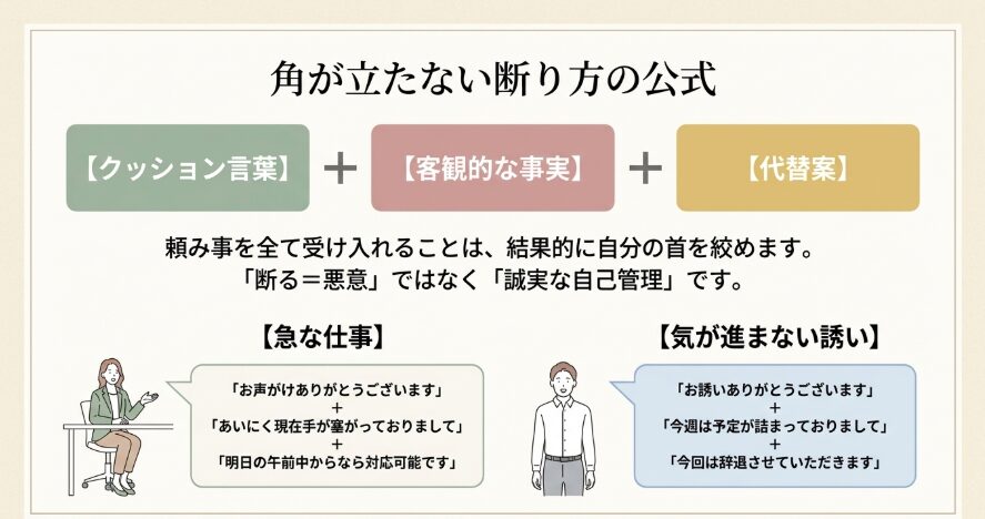 職場での適切な距離感と断り方のコツ