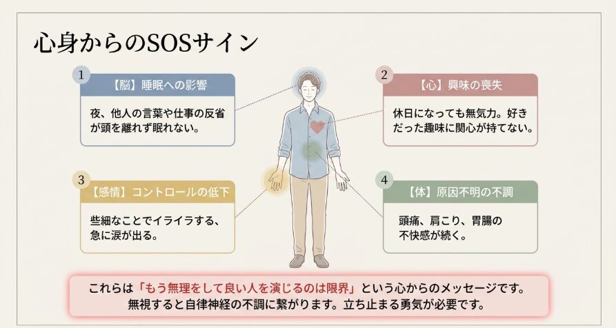 限界を迎えたときに現れる心身のサイン