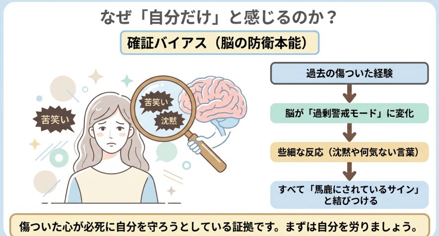 なぜ自分だけが標的にされると思ってしまうのか