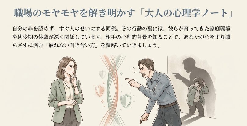 人のせいにする人の育ちとは？