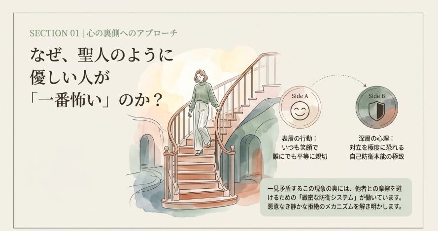 本当に一番怖いのは優しい人だと言われる理由と心の裏側