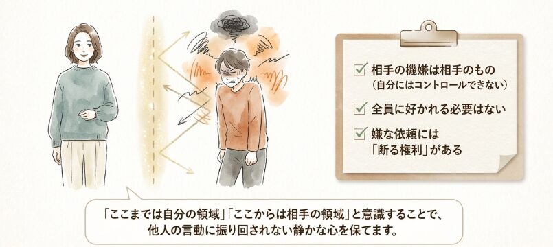 他人との境界線を上手に保つ意識の持ち方