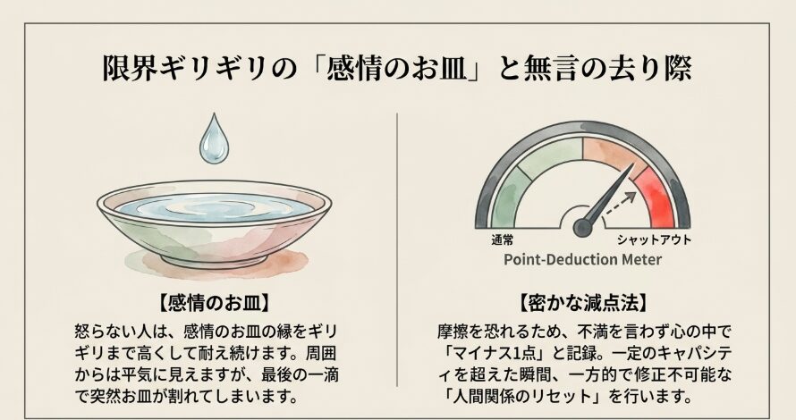 怒らない人が突然見せる静かな拒絶のサイン