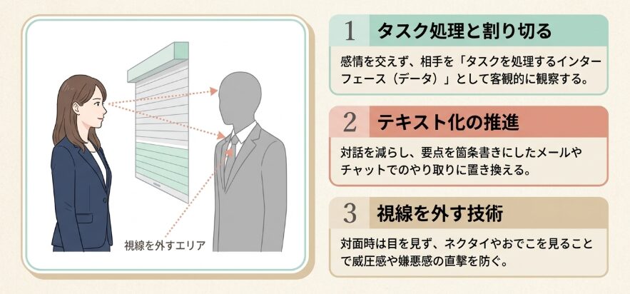 職場で無理せず心の距離を置くコツ