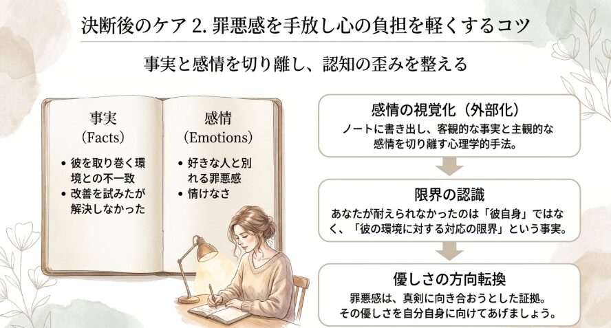 罪悪感を手放し心の負担を軽くするコツ