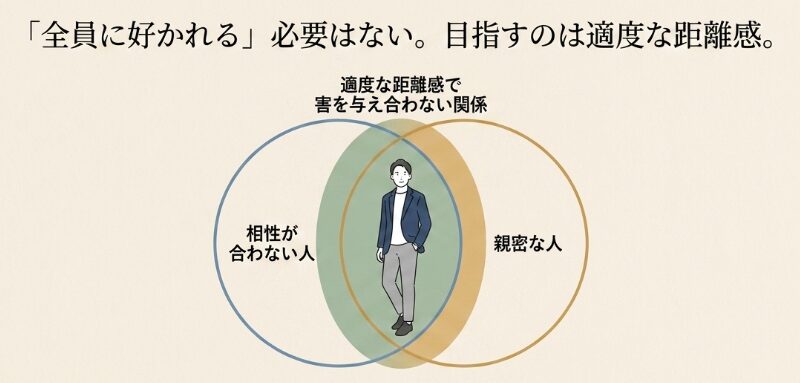 無理に自分を変えず人間関係を楽にする捉え方