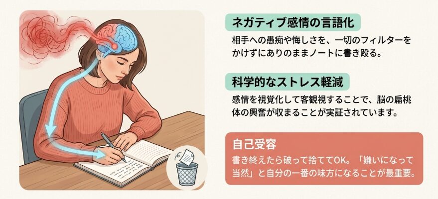 自分を責めずに感情を受け入れるノート術