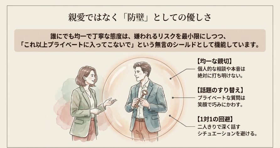 感情を抑え込む人の人間関係における距離感