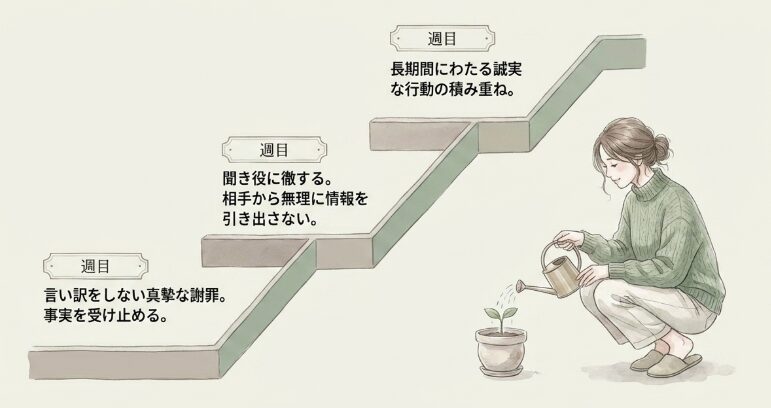 信頼を取り戻すための歩み
