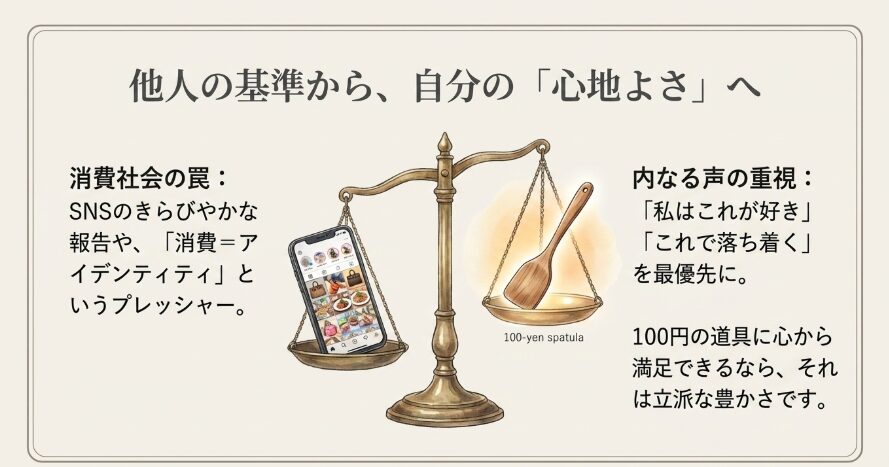 他人と比べずに自分の心地よさを探すヒント