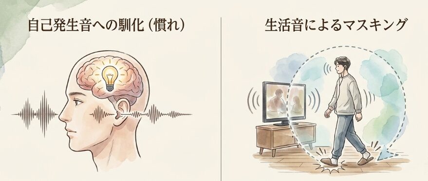 自分の出す音に気づきにくい理由