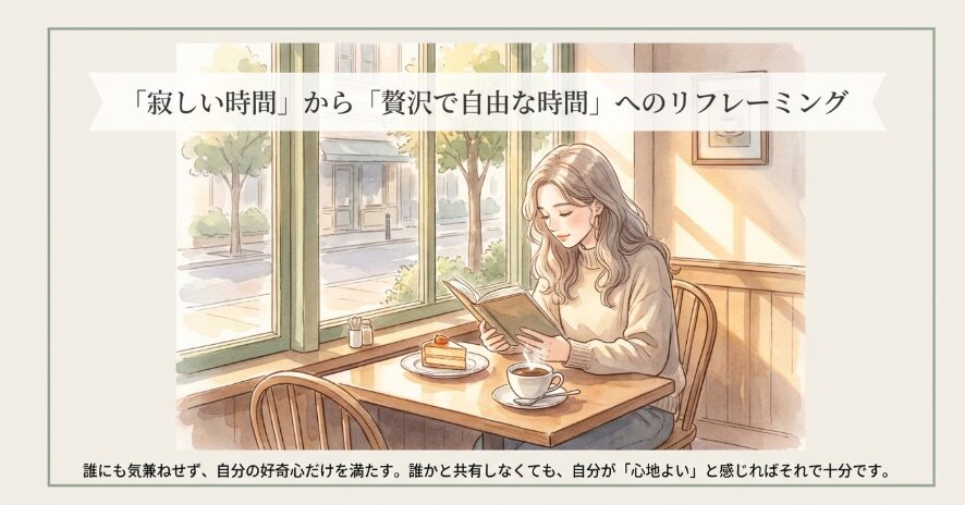 ひとり時間を自分らしく楽しむ工夫