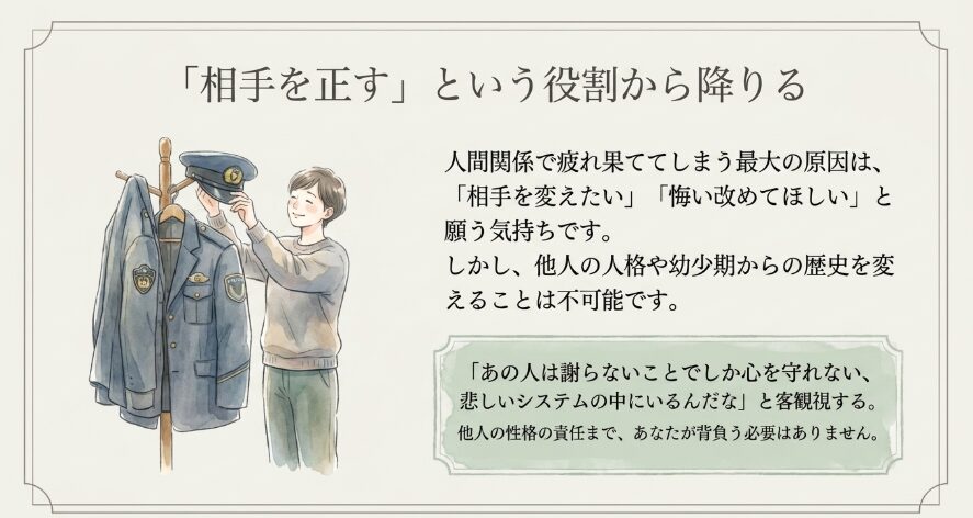 相手を変えようとしない心の持ち方