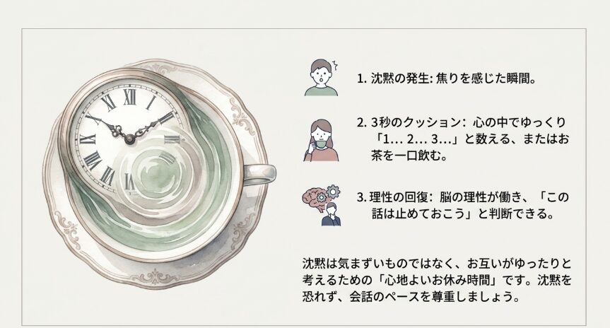 沈黙を味方につけるヒント