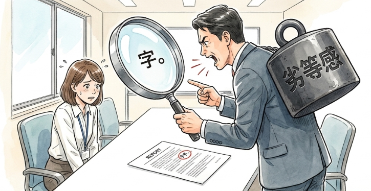 他人のミスを過剰に責め立てる傾向