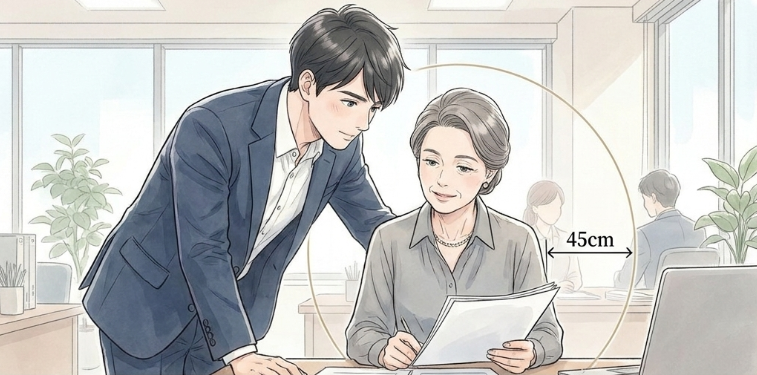 会話中の距離感が不自然に近い理由