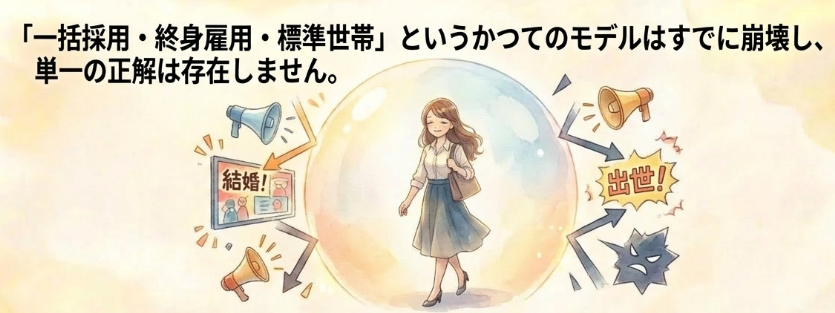 世間の当たり前と適度な距離を保つ過ごし方