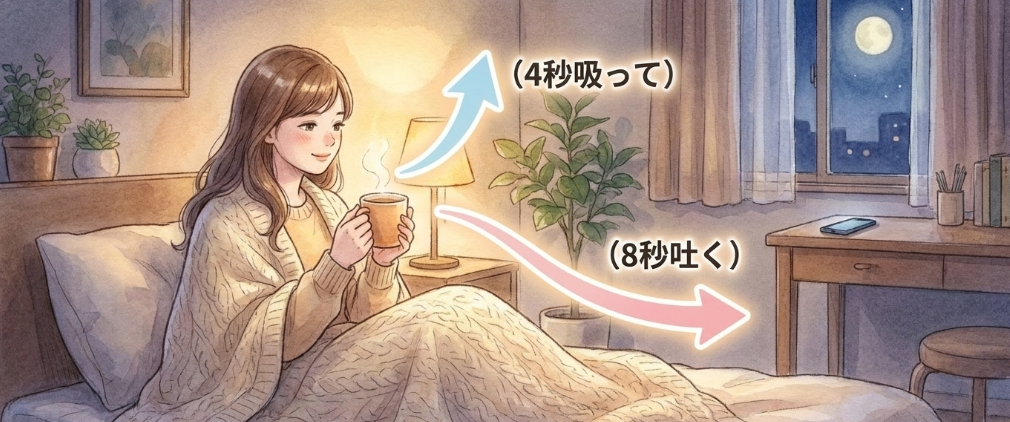 不安で眠れない夜に試してほしい身の回りの整え方
