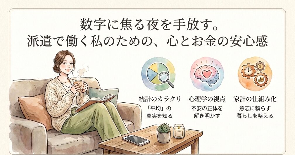 派遣独身女性の貯金平均と比較して焦ってしまう