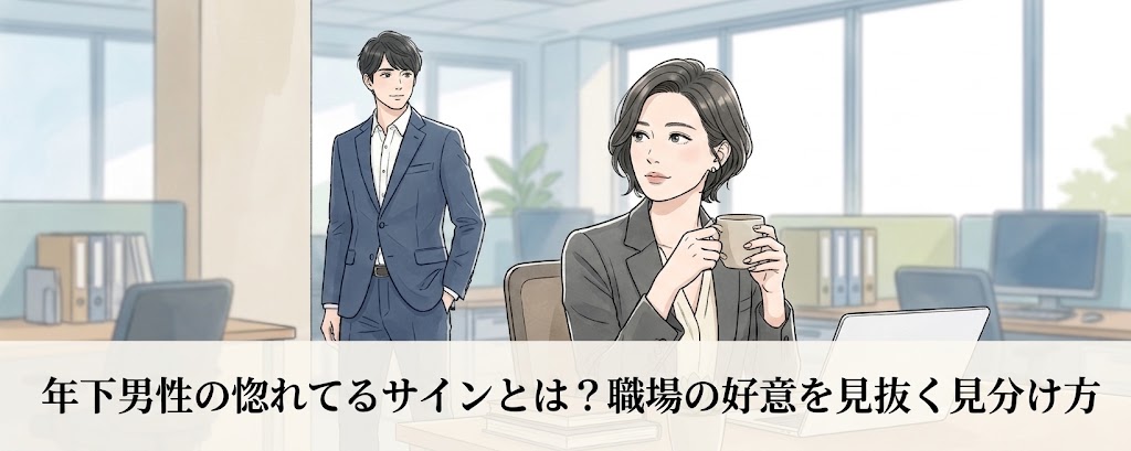 年下男性の惚れてるサインとは？職場の好意を見抜く見分け方