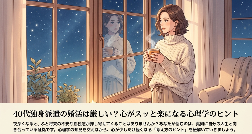40代独身派遣の婚活は厳しい？