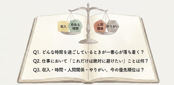 自分の価値観を再確認する簡単ワーク