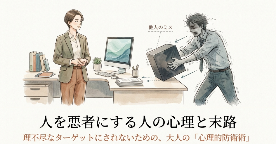人を悪者にする人の心理と末路｜巻き込まれないための具体的な対処法
