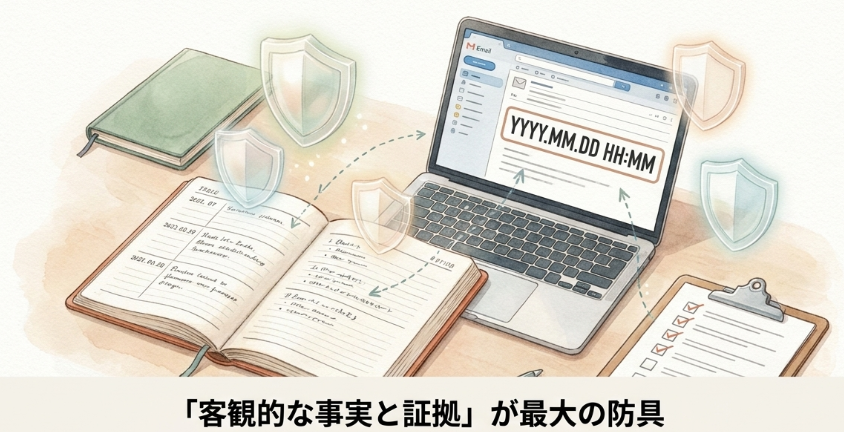 巻き込まれたときの証拠の残し方と相談先