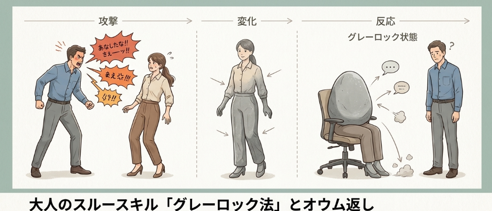 攻撃をかわす大人のスルースキルと距離感