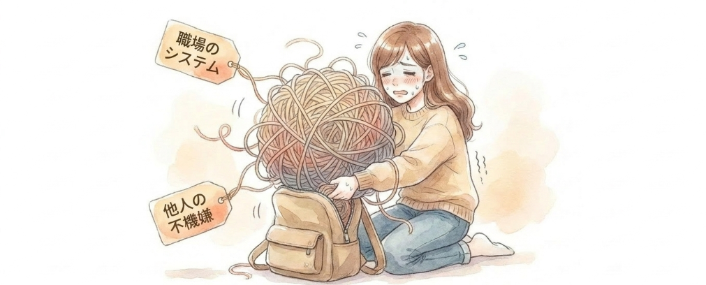 自分のせいだと抱え込んでしまう思考の癖