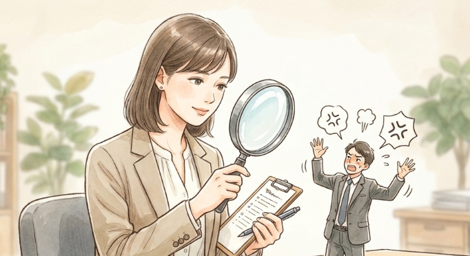 観察者の目線で相手の行動を眺めてみる