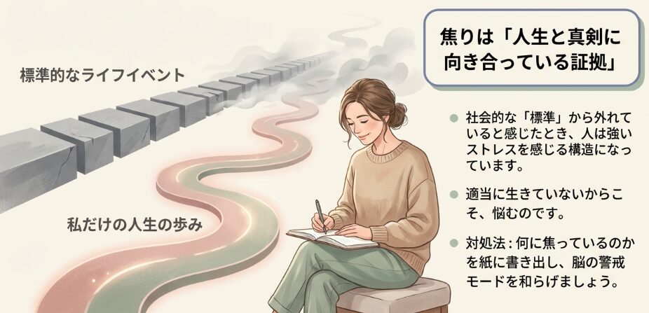 年齢を重ねるごとに強まる将来への焦り